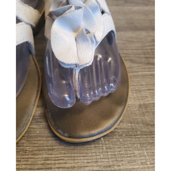 Clarks Floral Thong Flip-Flop Sandals Womens Size 7 - Picture 3 of 11